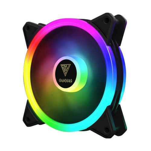 Gamdias AEOLUS M2-1204R - 120mm Cabinet Fan (Quadruple Pack)